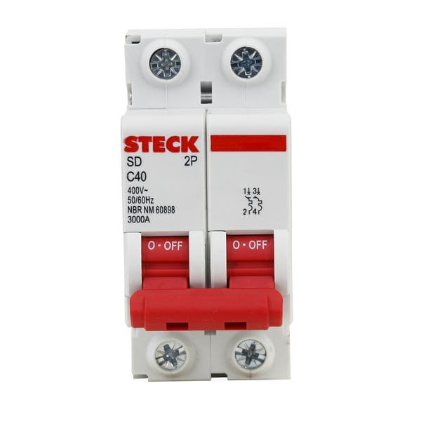 Dijuntor bipolar 40A- Steck