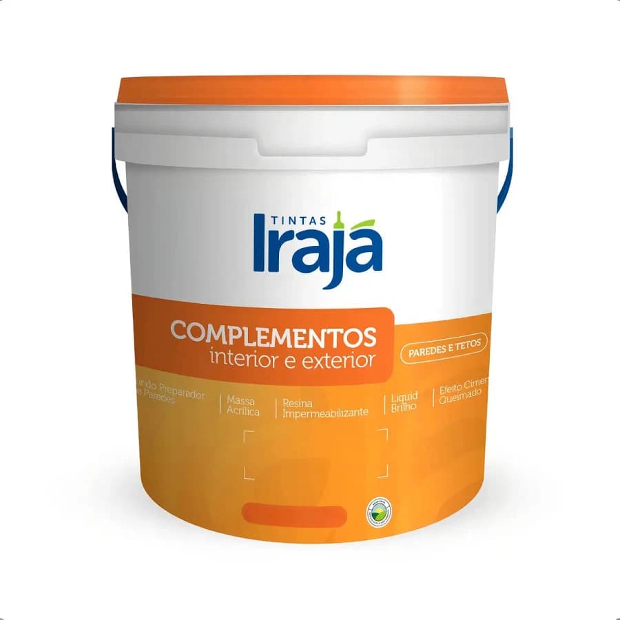 Massa Acrílica Irajá 5.4 Kg Interior e Exteriores - IRAJÁ