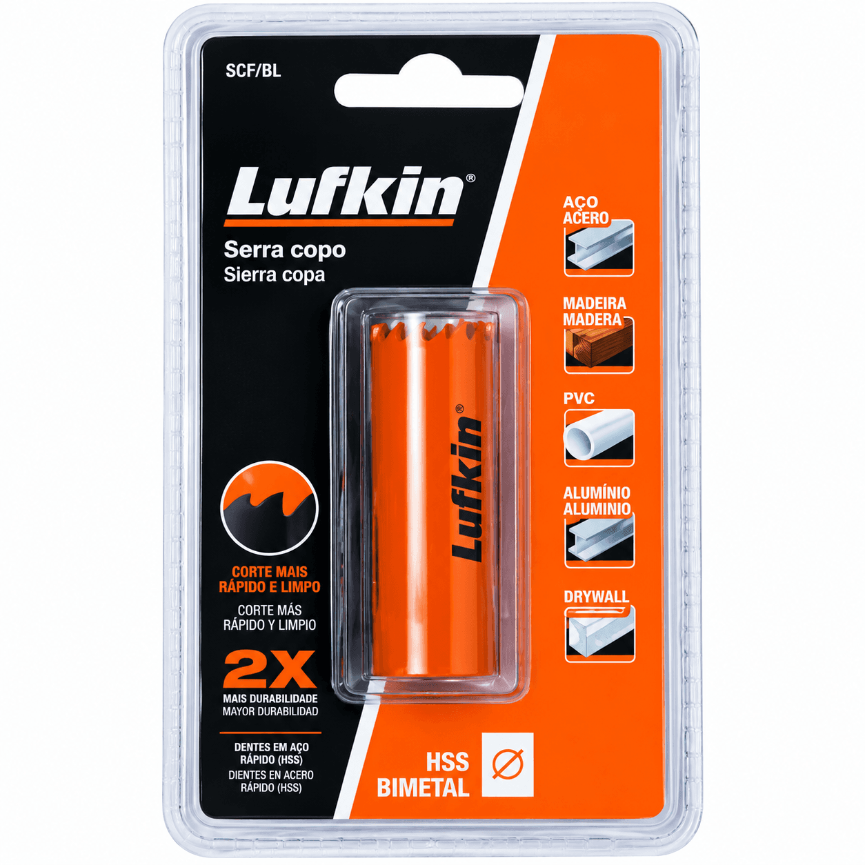 Serra copo para metal Lufkin