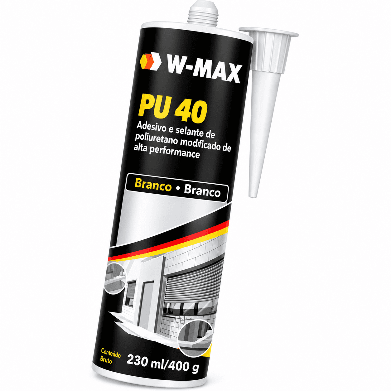 Adesivo e Selante PU 40 W-MAX-Branco